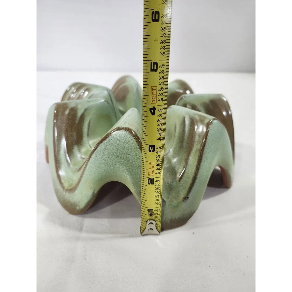 Vintage Prairie Green Frankoma Warmer Casserole Base WA1 Excellent Condition!